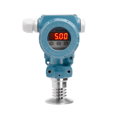 Hank High-precision Sanitary Clamp-mounted Flushing Membrane Liquid Crystal Digital Display Pressure Transmitter